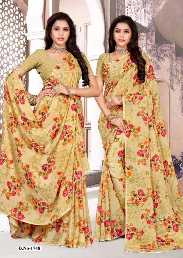 Kodas Butter Panner Vol 4 Fancy Printed Saree